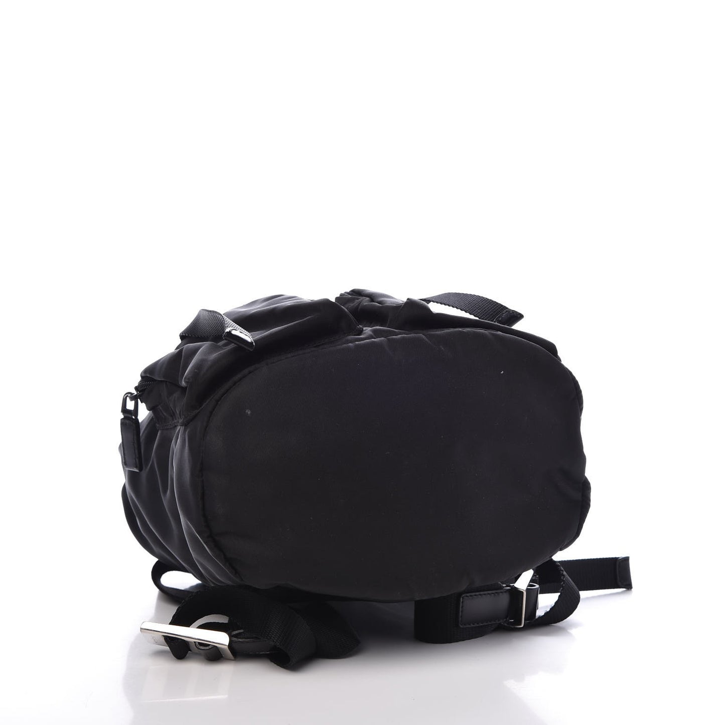 Tessuto Nylon Double Buckle Backpack Black