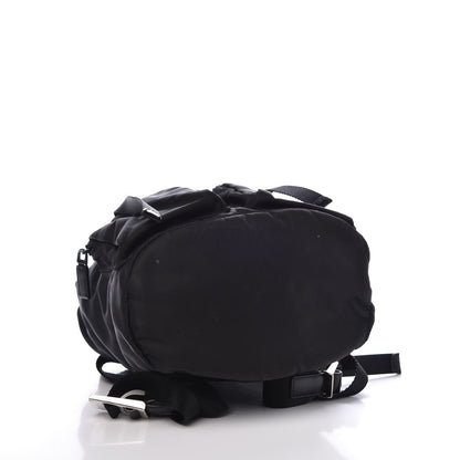 Prada Tessuto Nylon Double Buckle Backpack Black 4 of 9