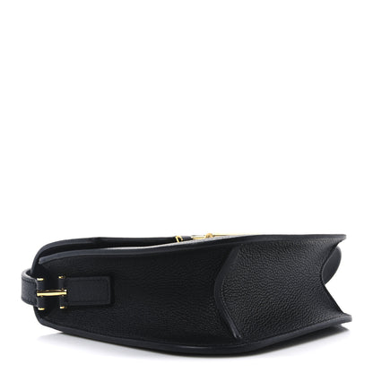 Tom Ford Grained Calfskin Mini T Clasp Tara Crossbody Bag Black 4 of 10