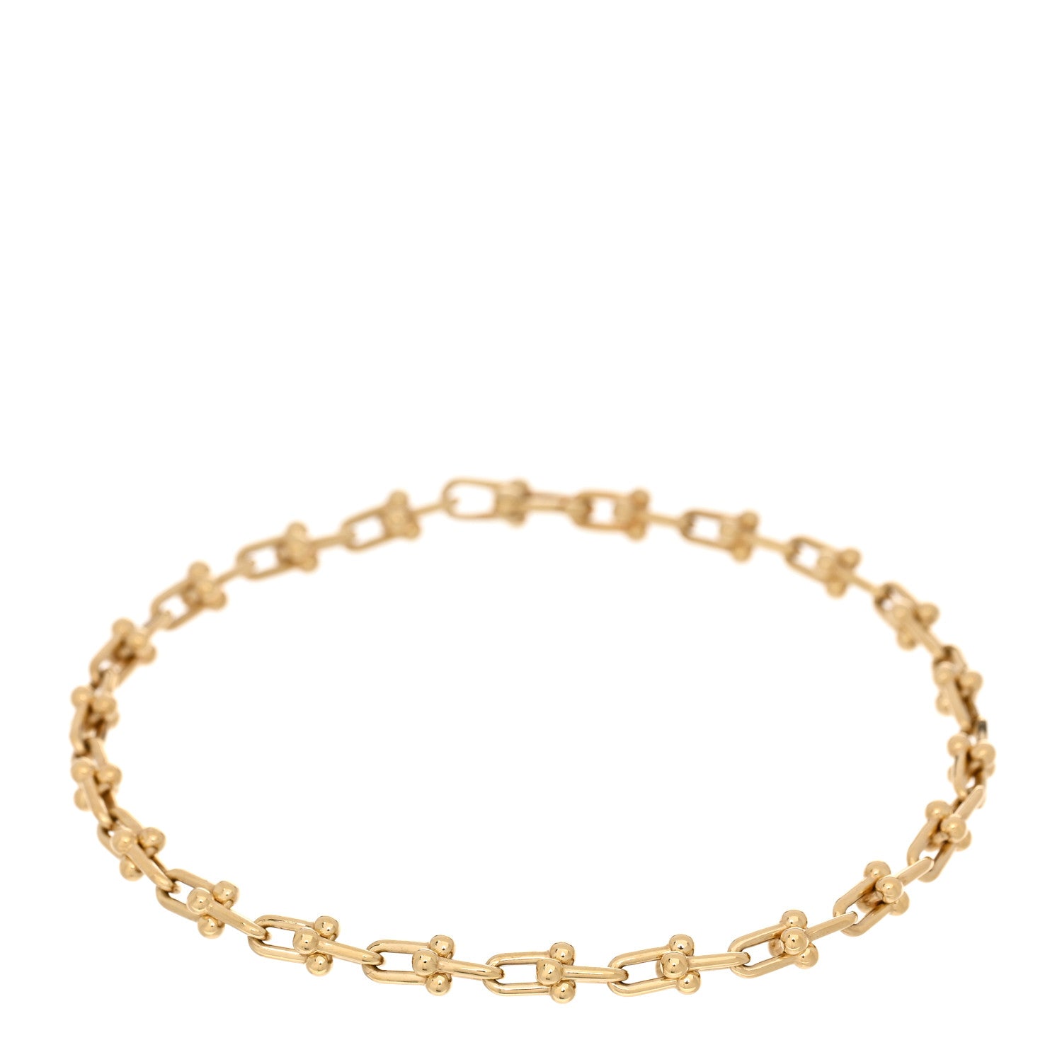 Tiffany 18K Yellow Gold Micro HardWear Link Bracelet 1 of 4