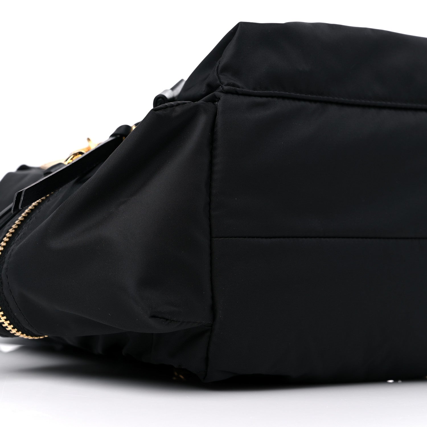 Burberry Nylon Medium Rucksack Runway Backpack Black Gold 8 of 9