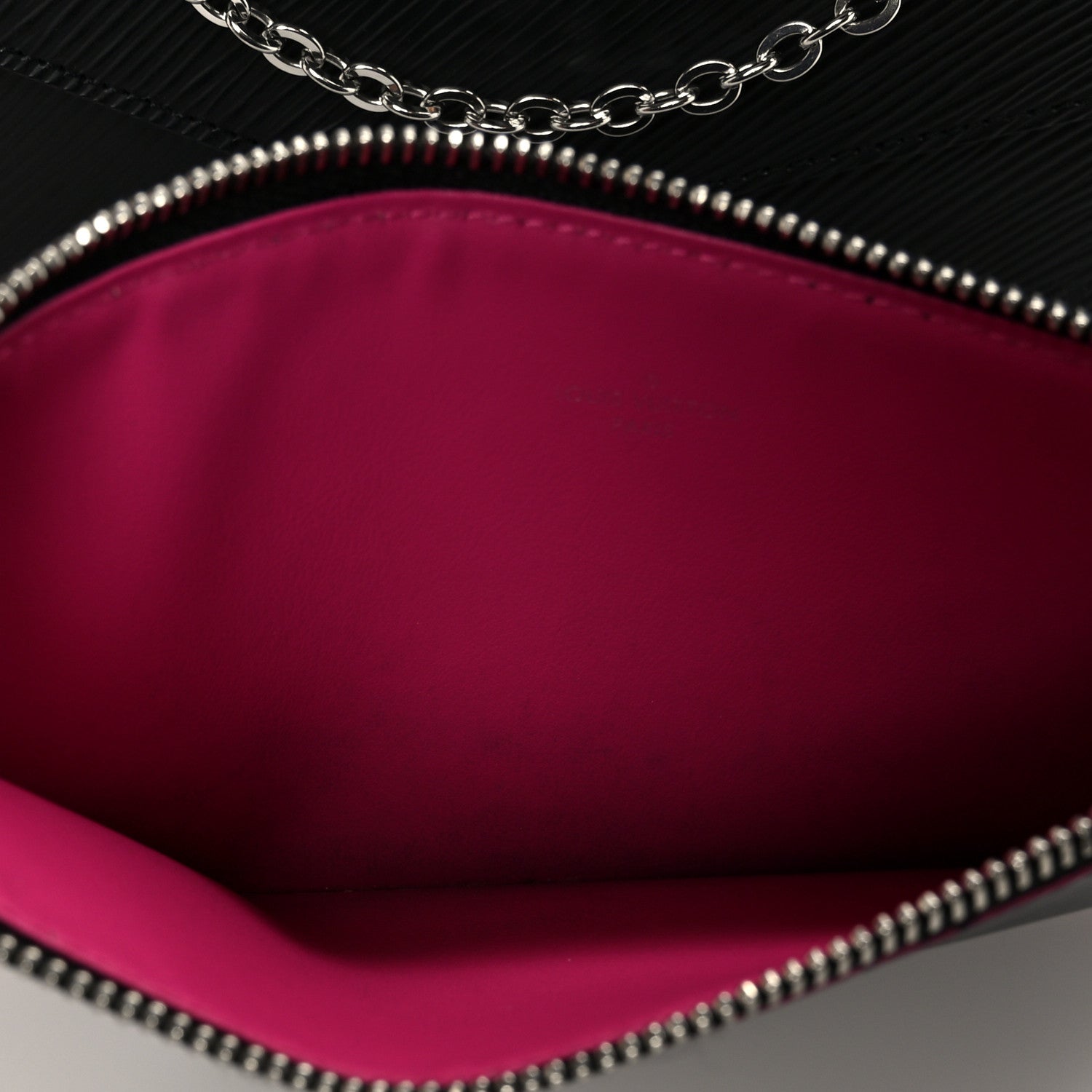 Louis Vuitton Epi Pochette Felicie Black Hot Pink 11 of 15