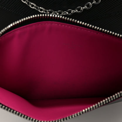 Louis Vuitton Epi Pochette Felicie Black Hot Pink 11 of 15