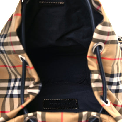 Burberry Canvas Vintage Check Medium Sailing Rucksack Backpack Antique Yellow 4 of 12