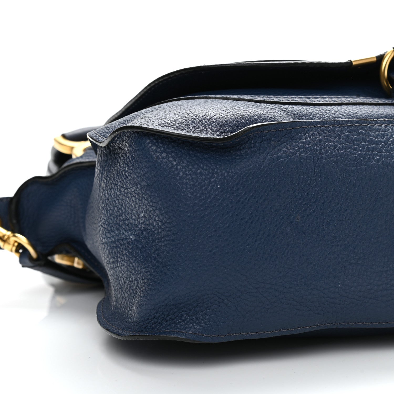 Chloe Calfskin Medium Marcie Satchel Blue 9 of 11