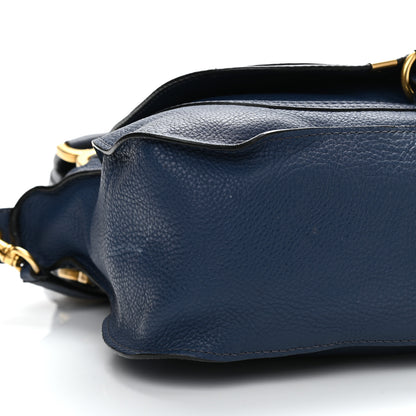 Chloe Calfskin Medium Marcie Satchel Blue 9 of 11