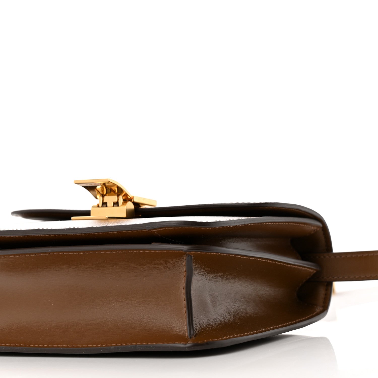 Celine Box Calfskin Teen Classic Box Flap Bag Camel 9 of 9