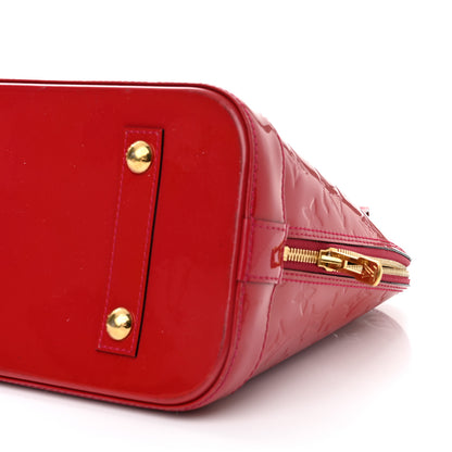 Louis Vuitton Vernis Alma PM Pomme D'Amour 9 of 13