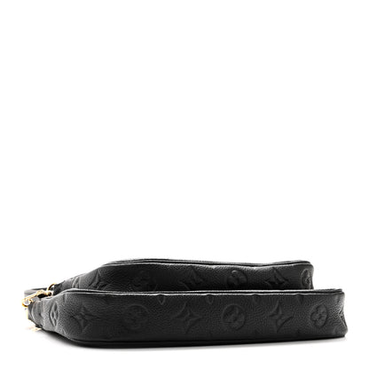 Louis Vuitton Empreinte Monogram Giant Multi Pochette Accessories Black 3 of 10