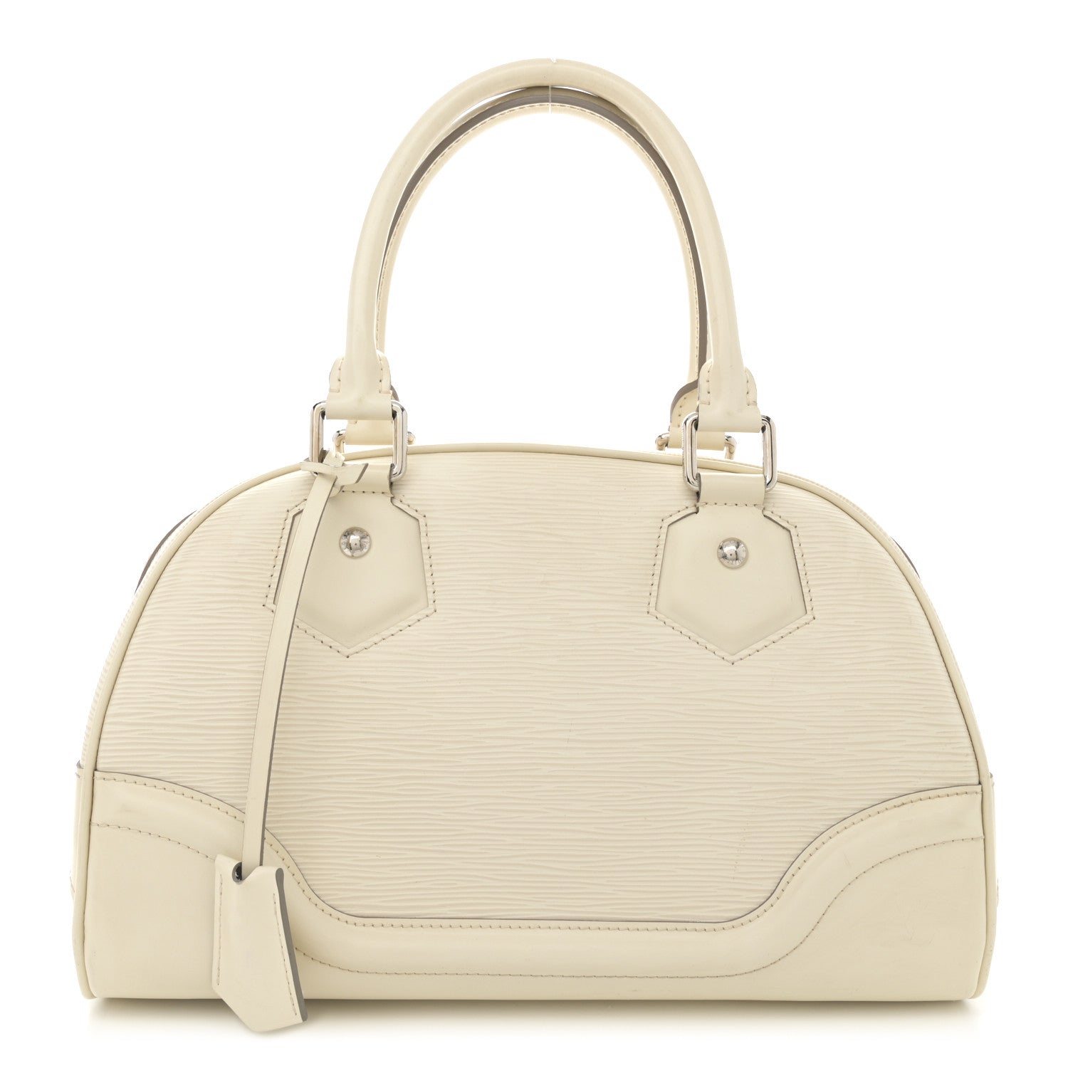 Louis Vuitton Epi Bowling Montaigne PM Ivory 1 of 13