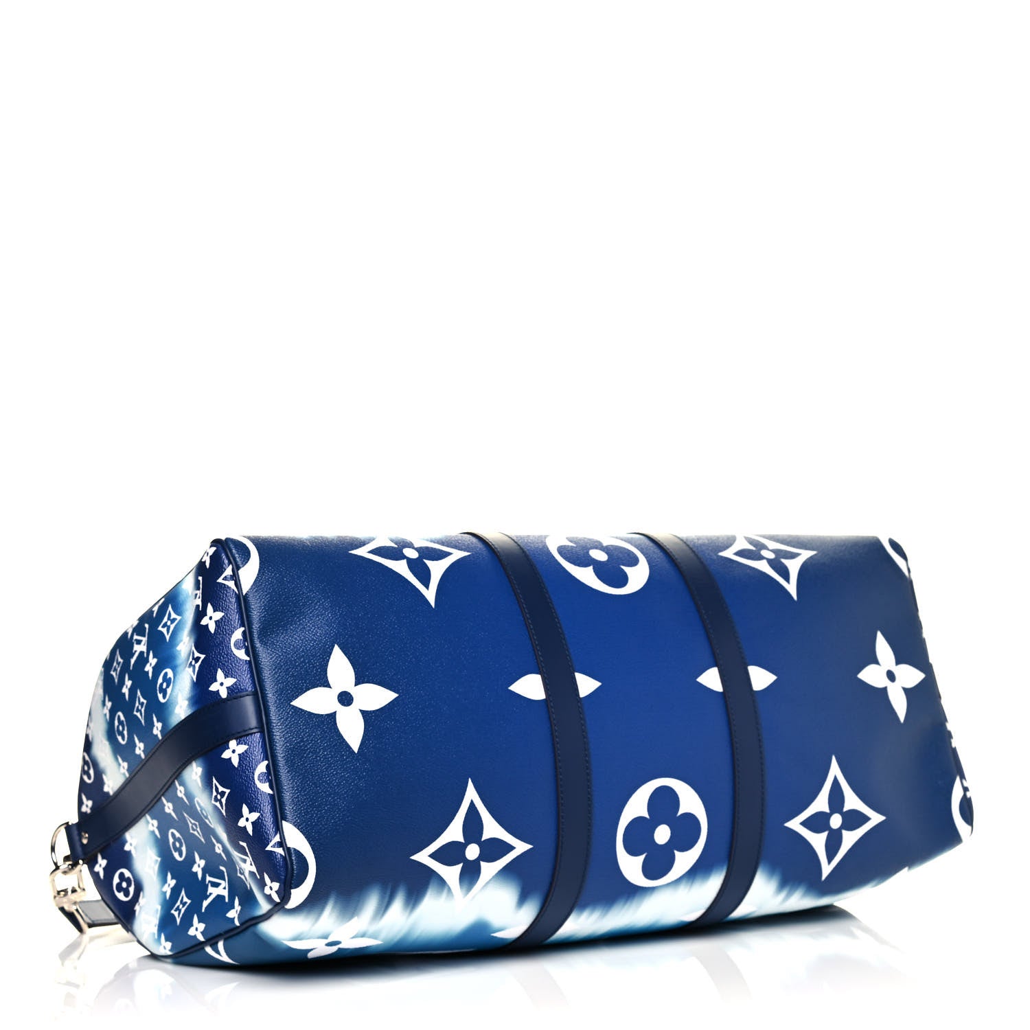 Louis Vuitton Monogram Escale Keepall Bandouliere 50 Blue 4 of 8