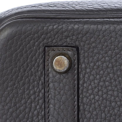 Hermes Taurillon Clemence Birkin 35 Etain 7 of 41