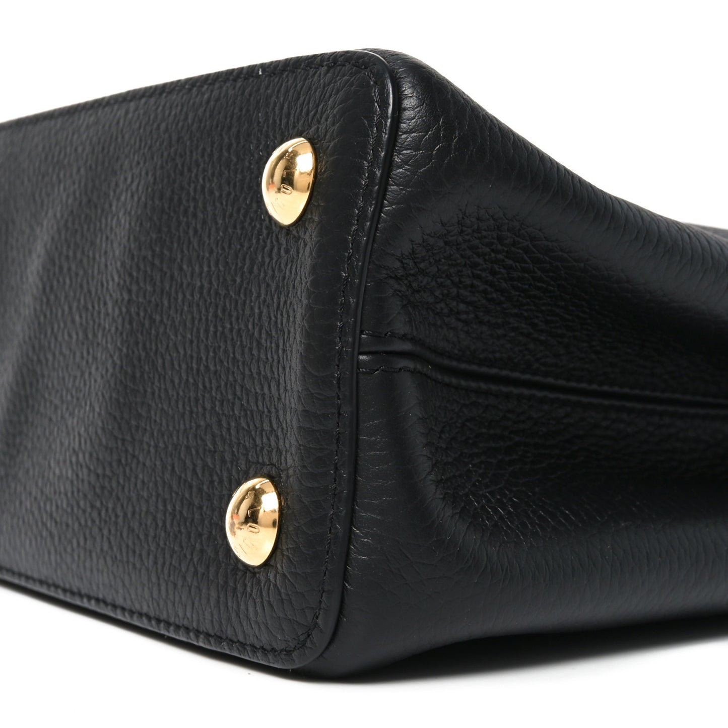 Taurillon Capucines PM Black Rose Berlingot