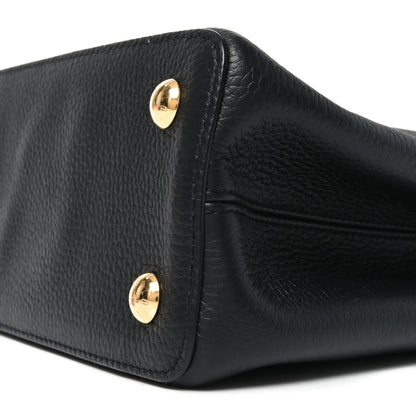 Louis Vuitton Taurillon Capucines PM Black Rose Berlingot 9 of 9