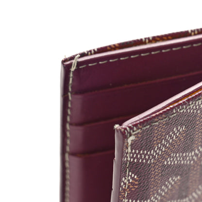 Goyard Goyardine Saint Pierre Card Holder Bordeaux 10 of 10