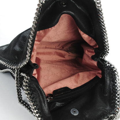 Stella McCartney Shaggy Deer Falabella Fold Over Tote Black 7 of 7