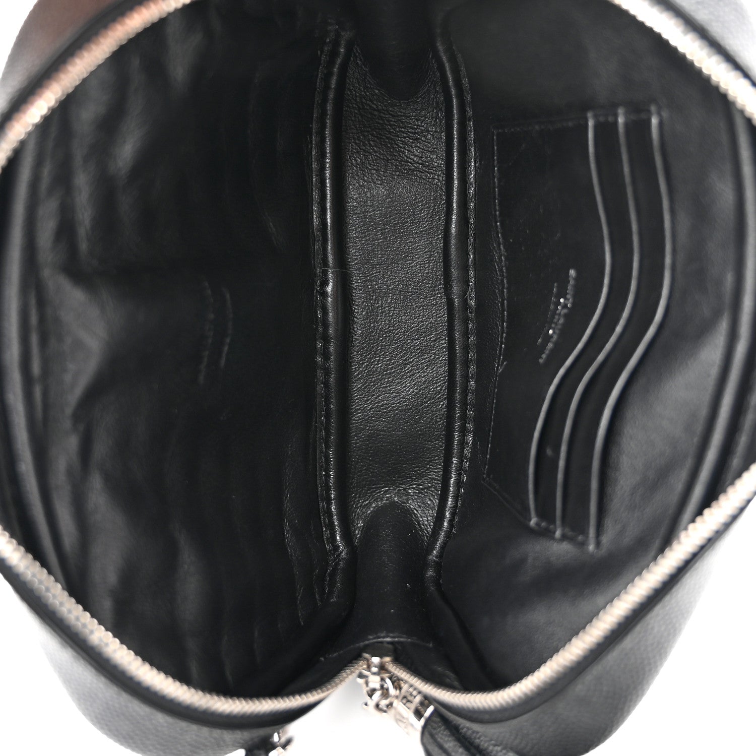 Saint Laurent Grain De Poudre Matelasse Monogram Mini Lou Camera Bag Black 5 of 11