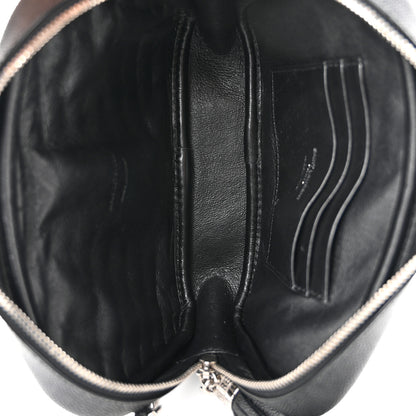 Saint Laurent Grain De Poudre Matelasse Monogram Mini Lou Camera Bag Black 5 of 11