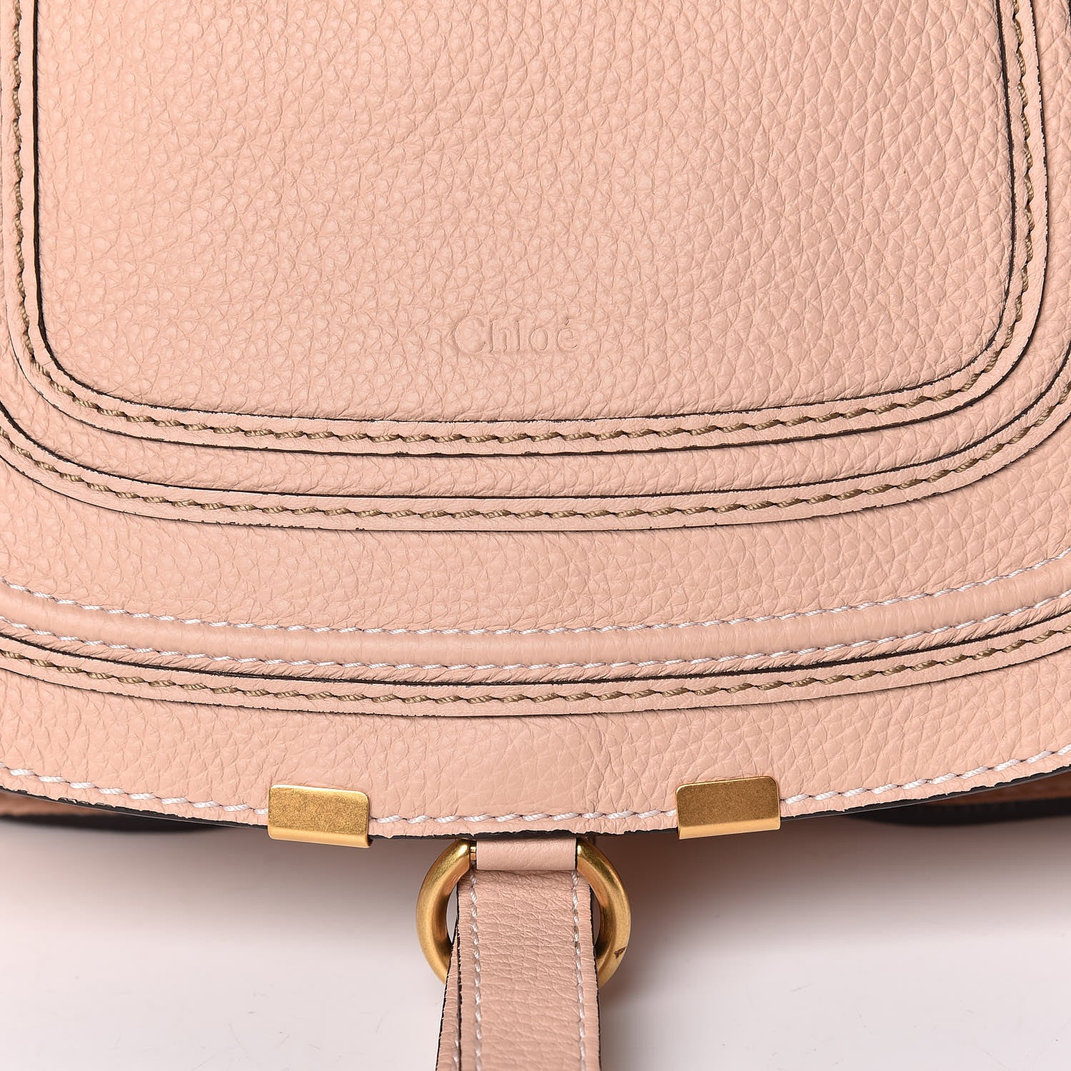 Chloe Calfskin Medium Marcie Satchel Blush Nude 11 of 11