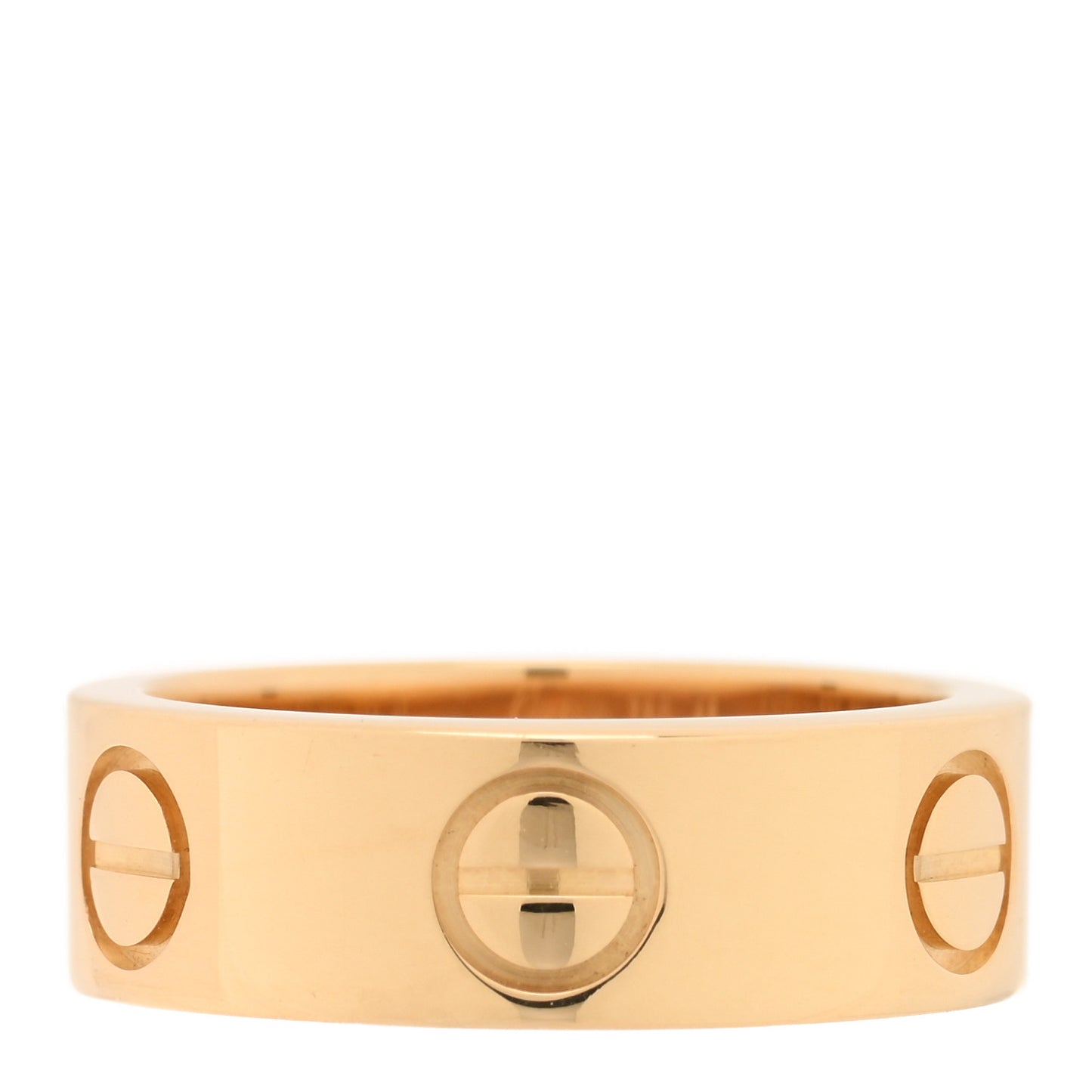 18K Yellow Gold 5.5mm LOVE Ring 45 3.25
