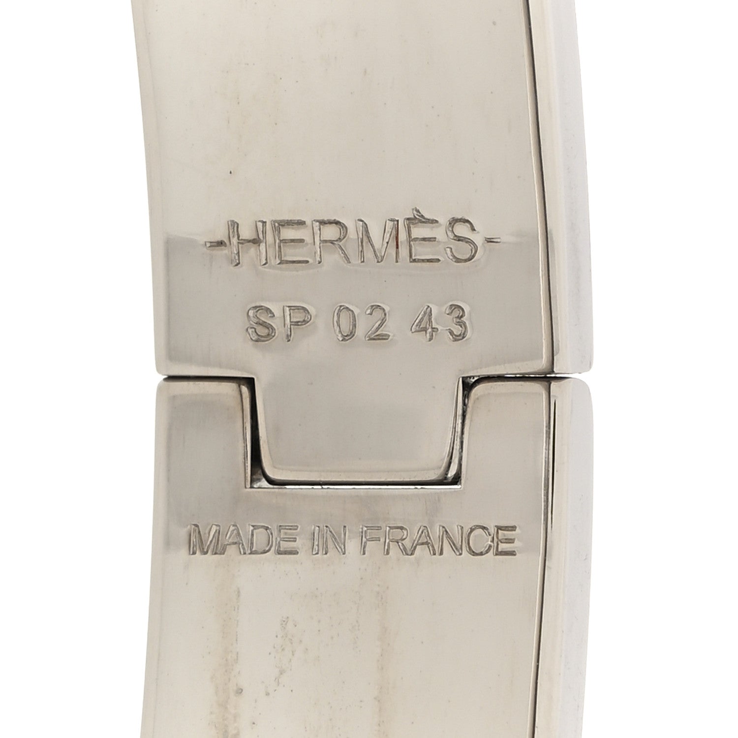 Hermes Enamel Narrow Clic Clac H Bracelet PM Parme 4 of 5