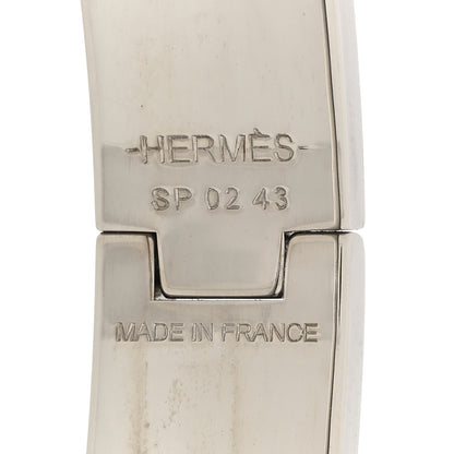 Hermes Enamel Narrow Clic Clac H Bracelet PM Parme 4 of 5