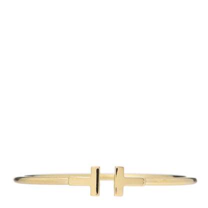 Tiffany 18K Yellow Gold T Wire Bracelet 1 of 5