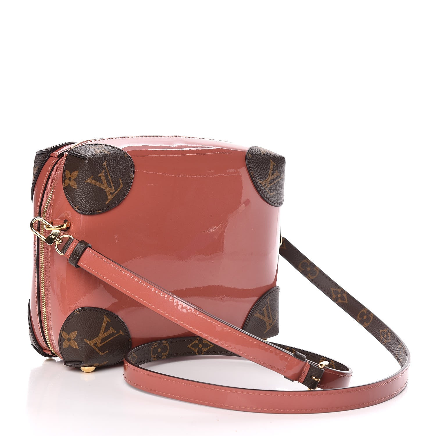 Louis Vuitton Patent Miroir Venice Vieux Rose 3 of 9
