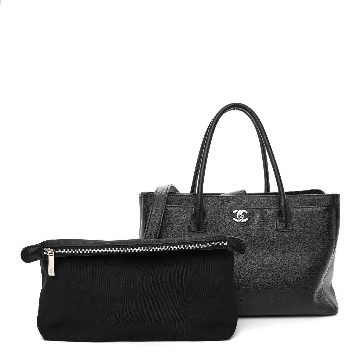 Chanel Caviar Cerf Executive Shopper Tote Black 3 of 13
