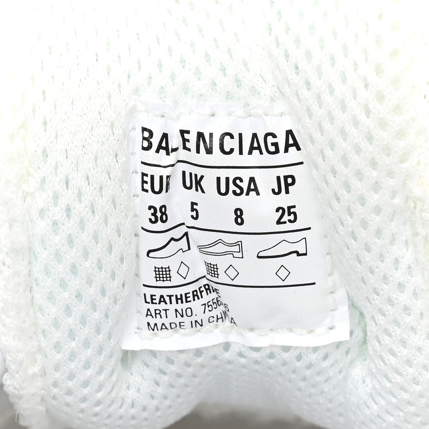 Balenciaga Fabric Mesh Clear Sole Womens Triple S Mule Sneakers 38 Beige 8 of 13