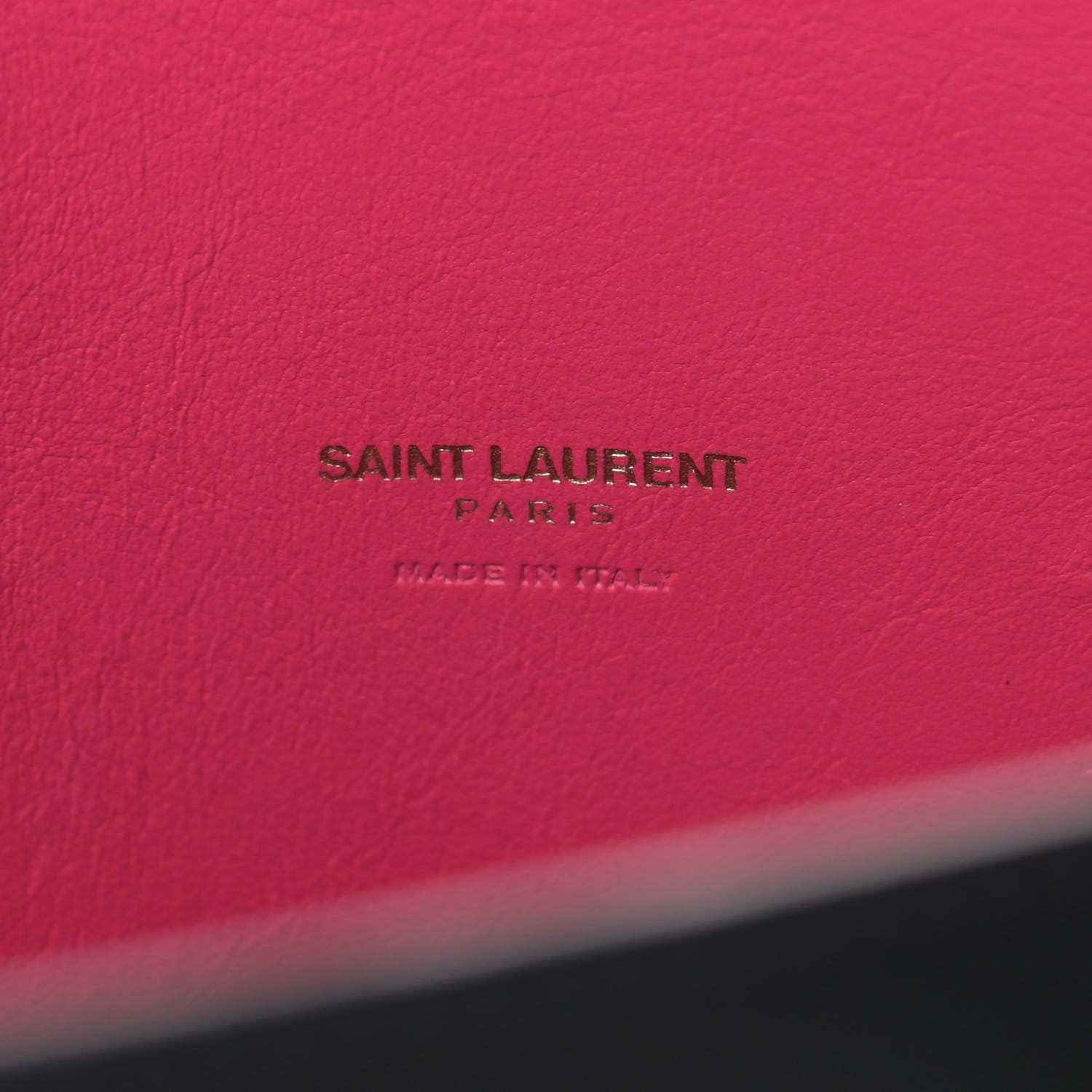 Saint Laurent Calfskin Small Sac De Jour Black Fuchsia 6 of 18