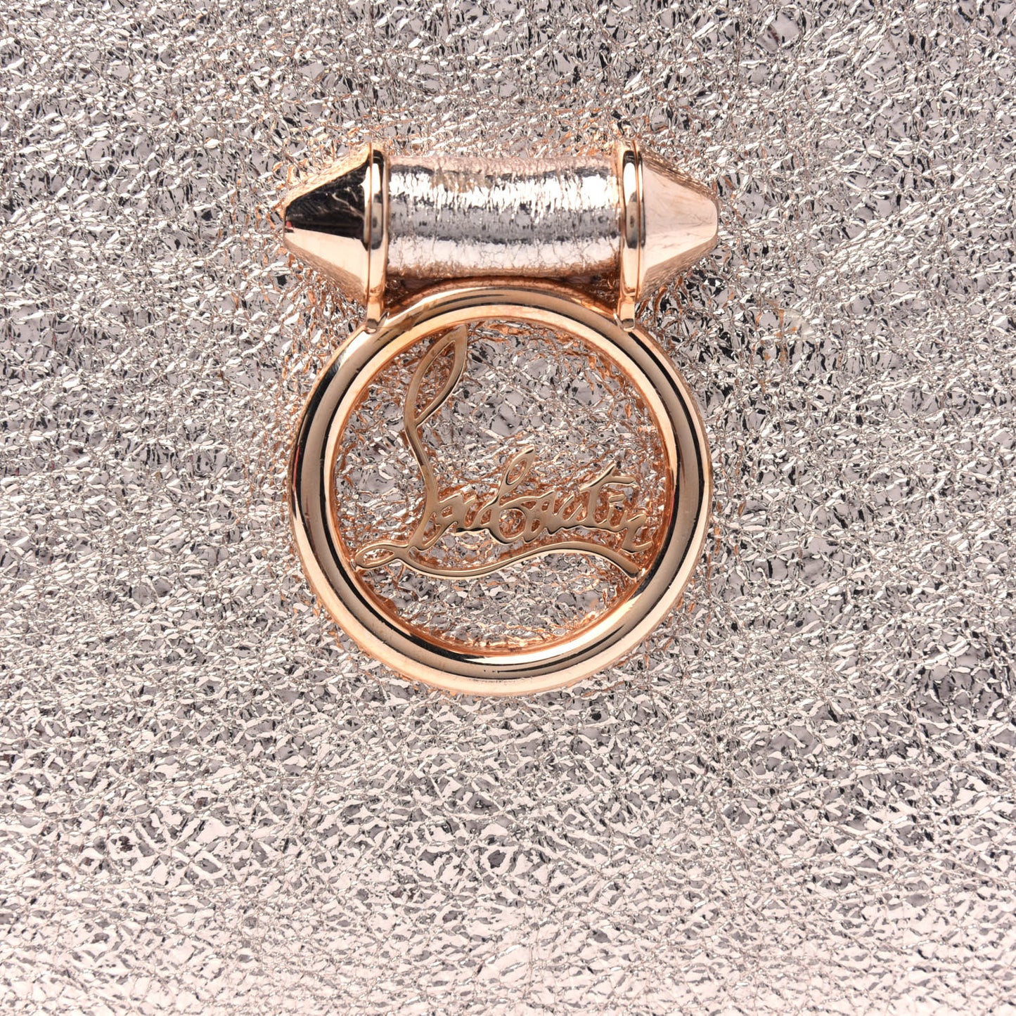 Metallic Crinkled Nappa Mini Rubylou Platine