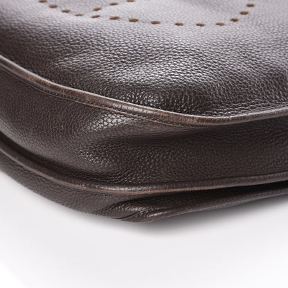Hermes Taurillon Clemence Evelyne III TGM Chocolate 6 of 11