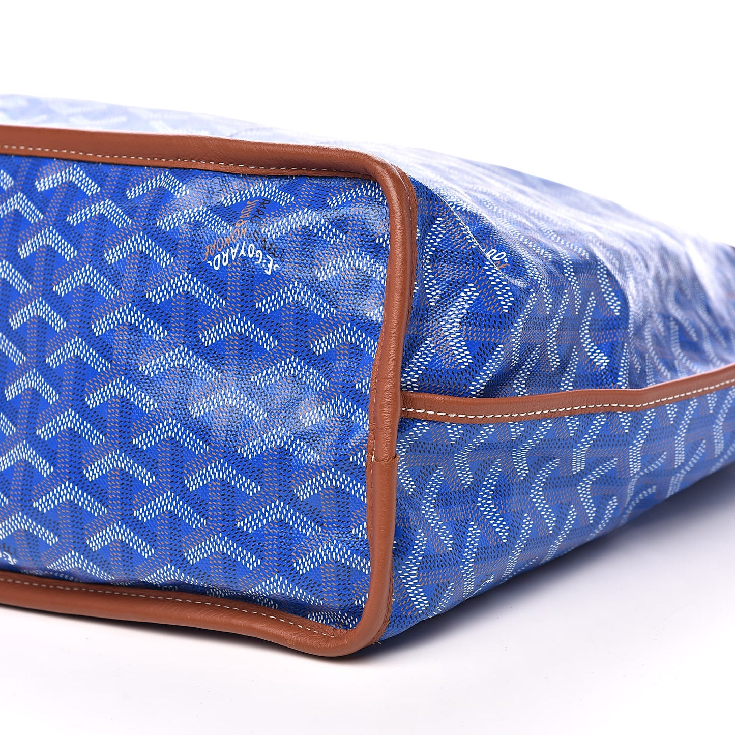 Goyardine Reversible Pertuis PM Sky Blue