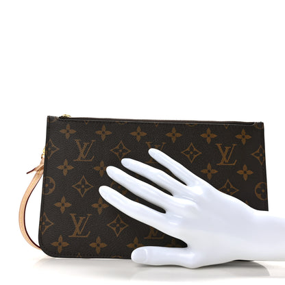 Louis Vuitton Monogram Neverfull MM GM Pochette 2 of 6