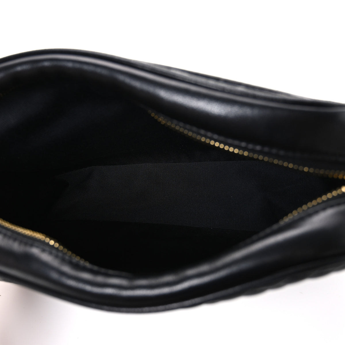 Lambskin Quilted Victoire Camera Bag Black