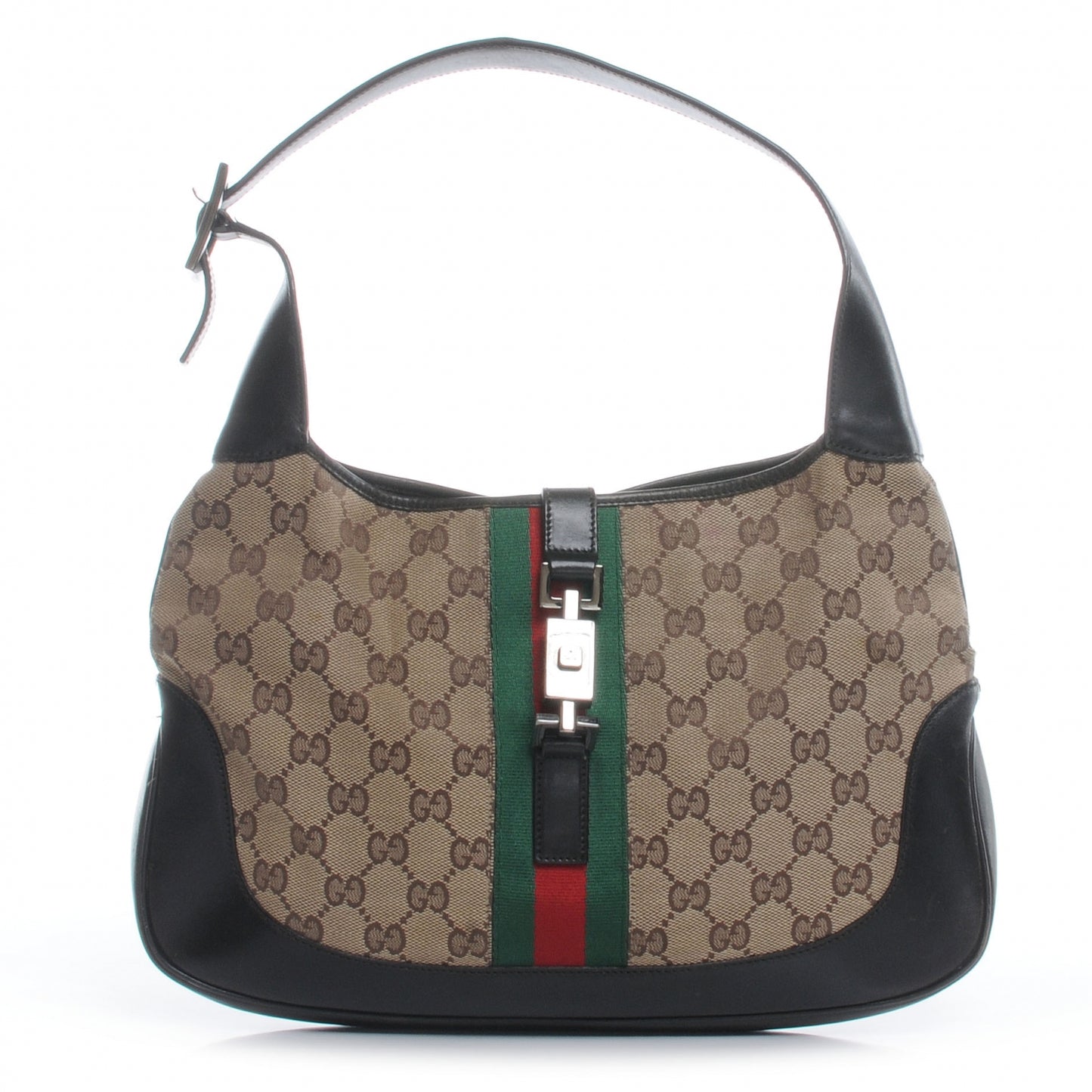 Monogram Web Jackie O Hobo