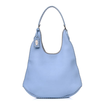 Fendi Cuoio Romano Selleria Shoulder Bag Sky Blue 1 of 10