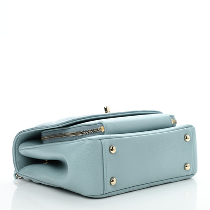 Chanel Caviar Quilted Medium Business Affinity Flap Light Blue 4 of 11