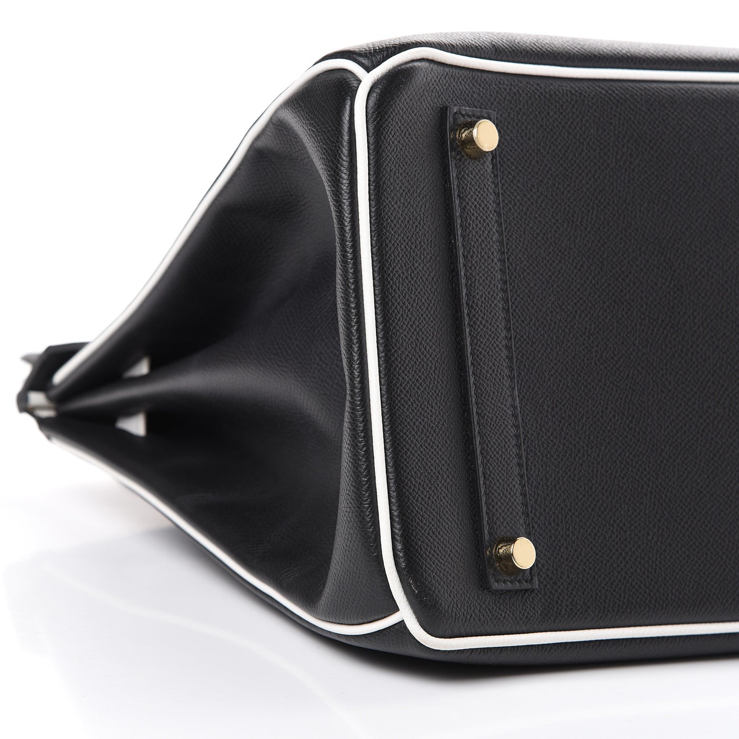 Epsom Horseshoe Birkin 35 Black White