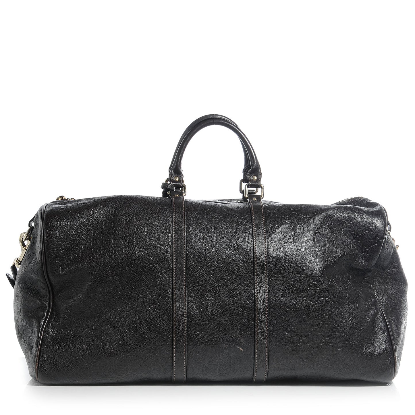 Guccissima Large Carry On Duffle Chocolate