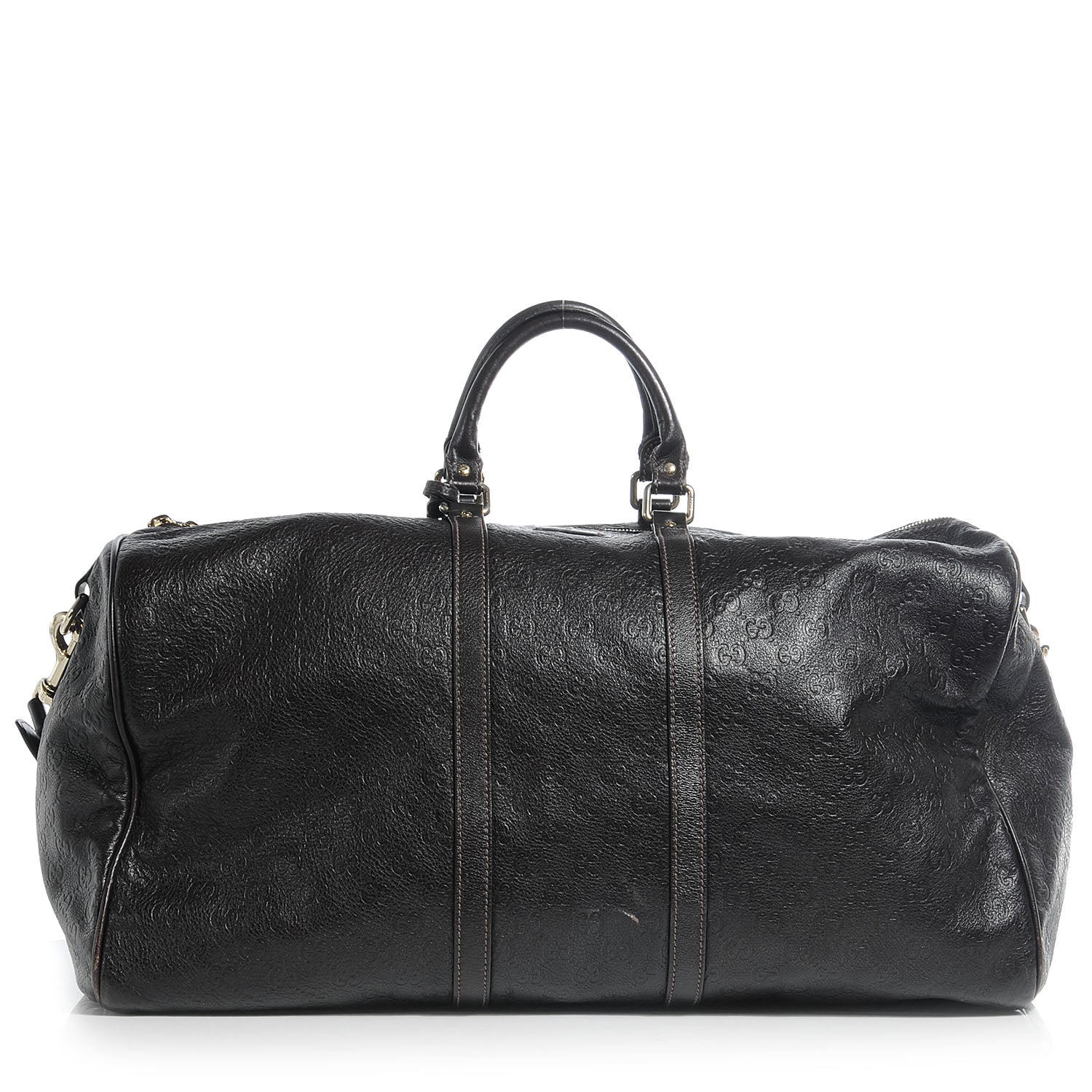 Gucci Guccissima Large Carry On Duffle Chocolate 1 of 8
