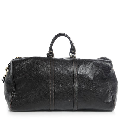 Gucci Guccissima Large Carry On Duffle Chocolate 1 of 8