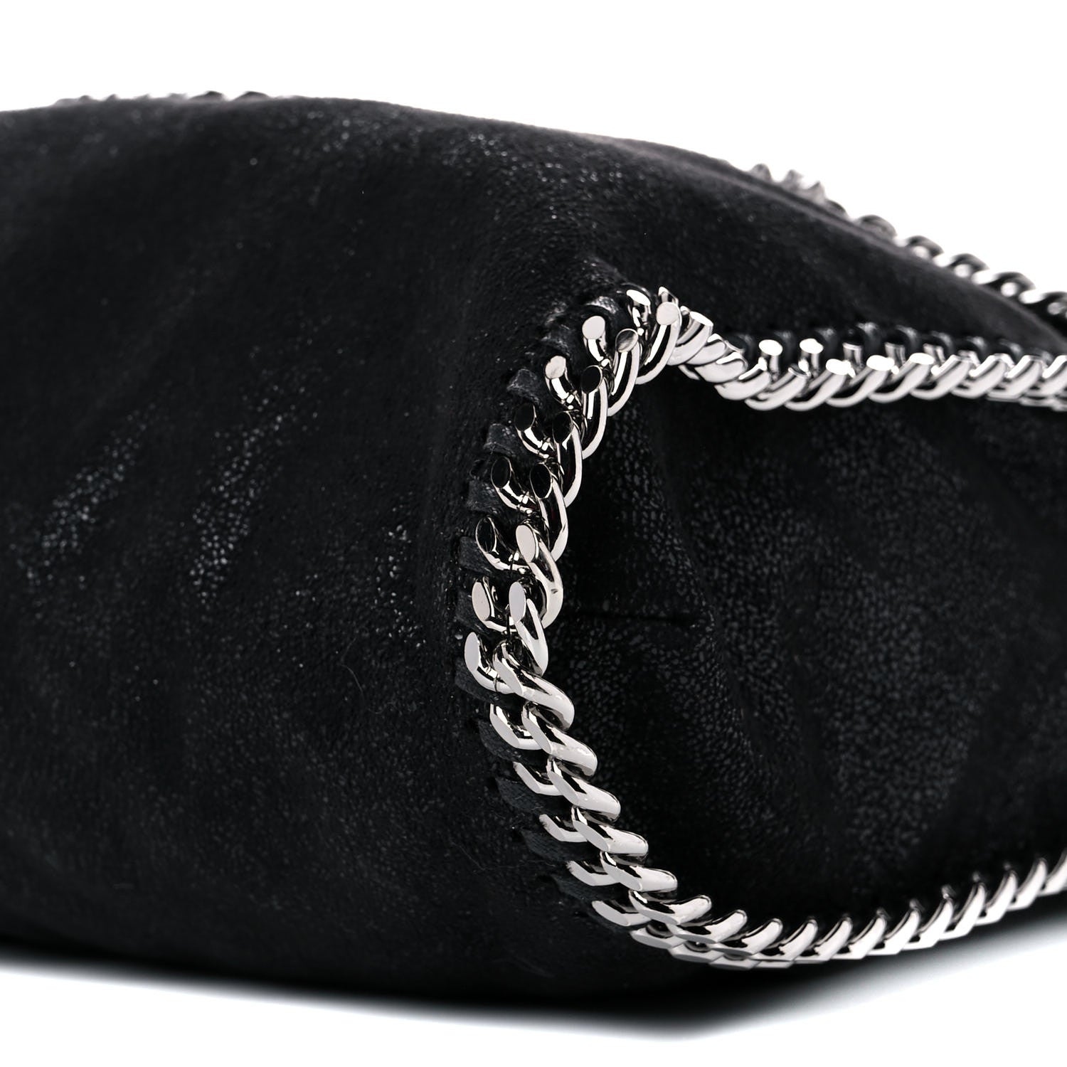 Stella McCartney Shaggy Deer Falabella Fold Over Tote Black 8 of 8