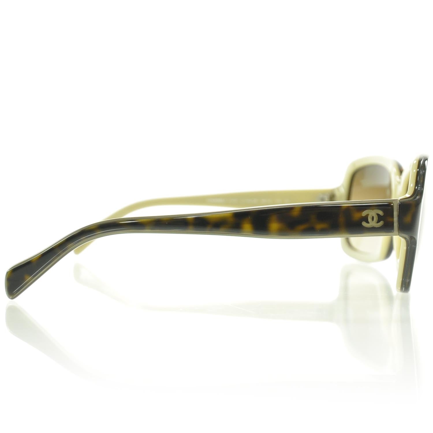 Chanel Tortoise Shell CC Sunglasses 5143 5 of 8