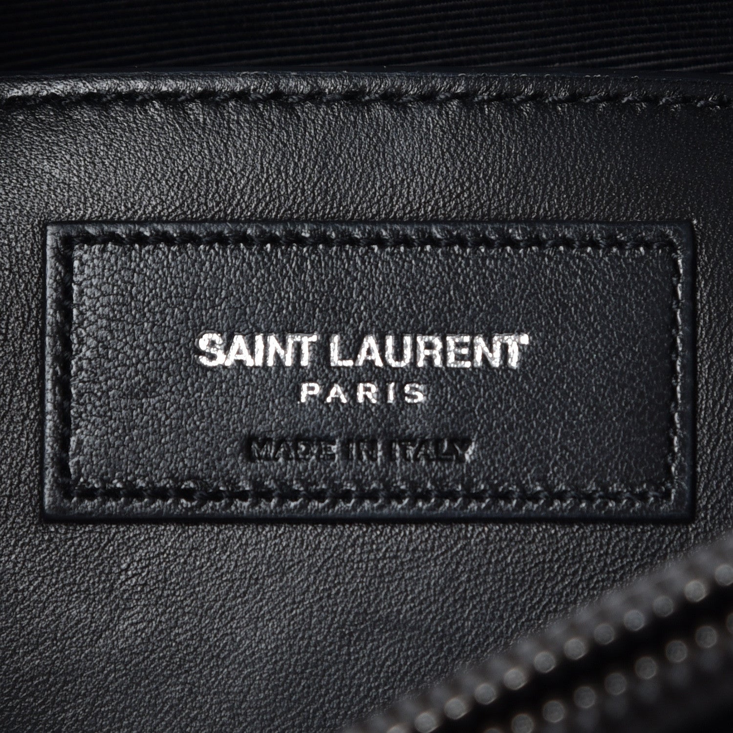 Saint Laurent Sheepskin Matelasse Chevron Monogram Large College Satchel Dark Anthracite 9 of 13