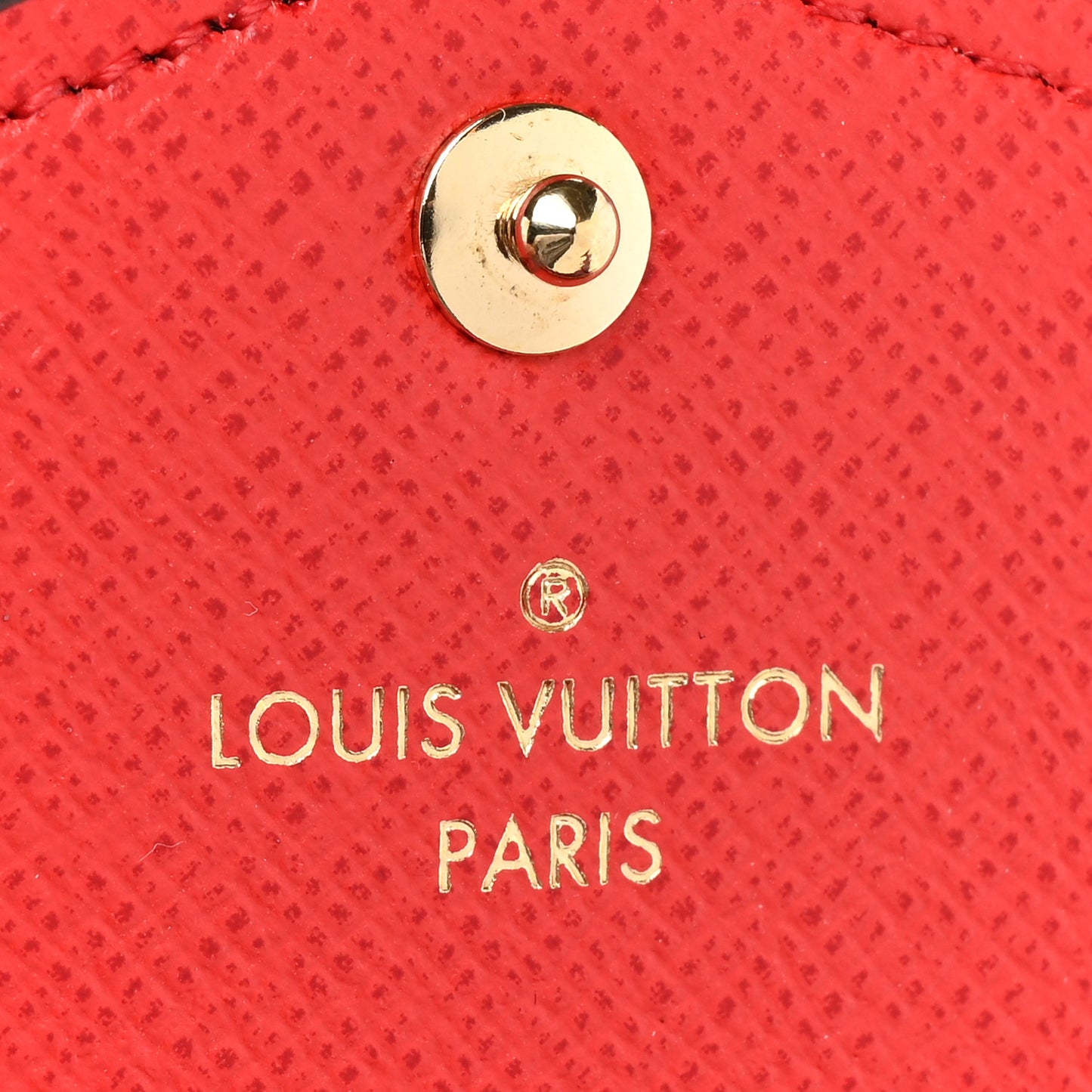 Monogram Sarah Wallet NM Coquelicot