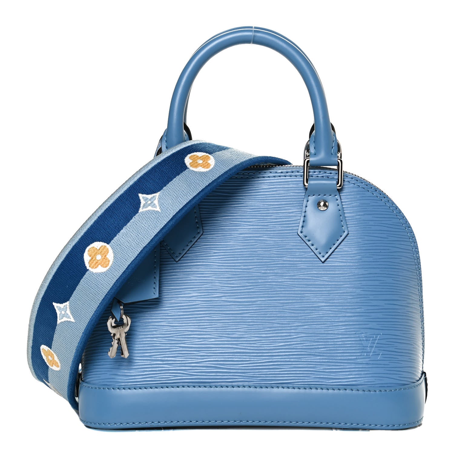 Louis Vuitton Epi Jacquard Alma BB Bleuet 1 of 12