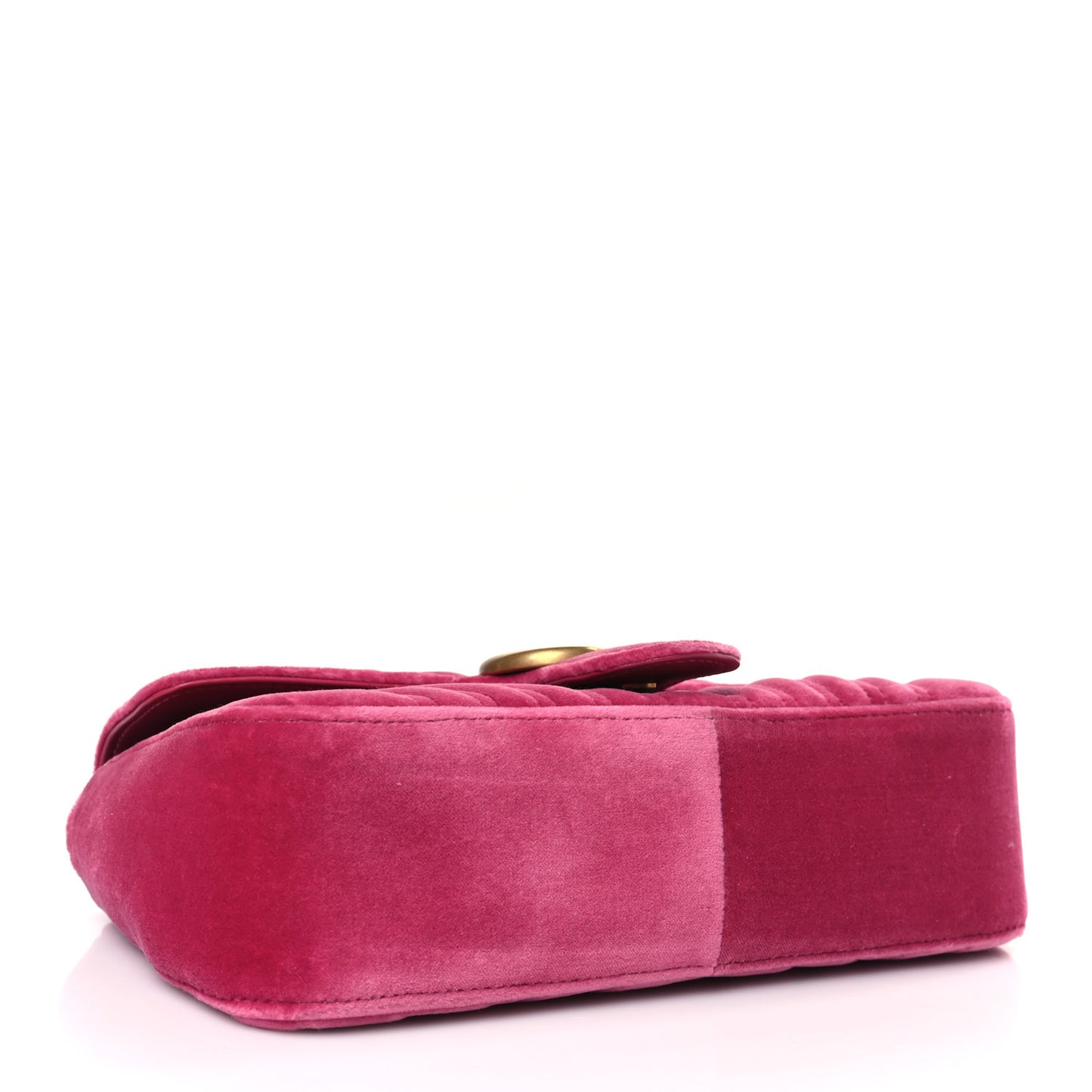 Velvet Matelasse Small GG Marmont Shoulder Bag Light Raspberry Rose