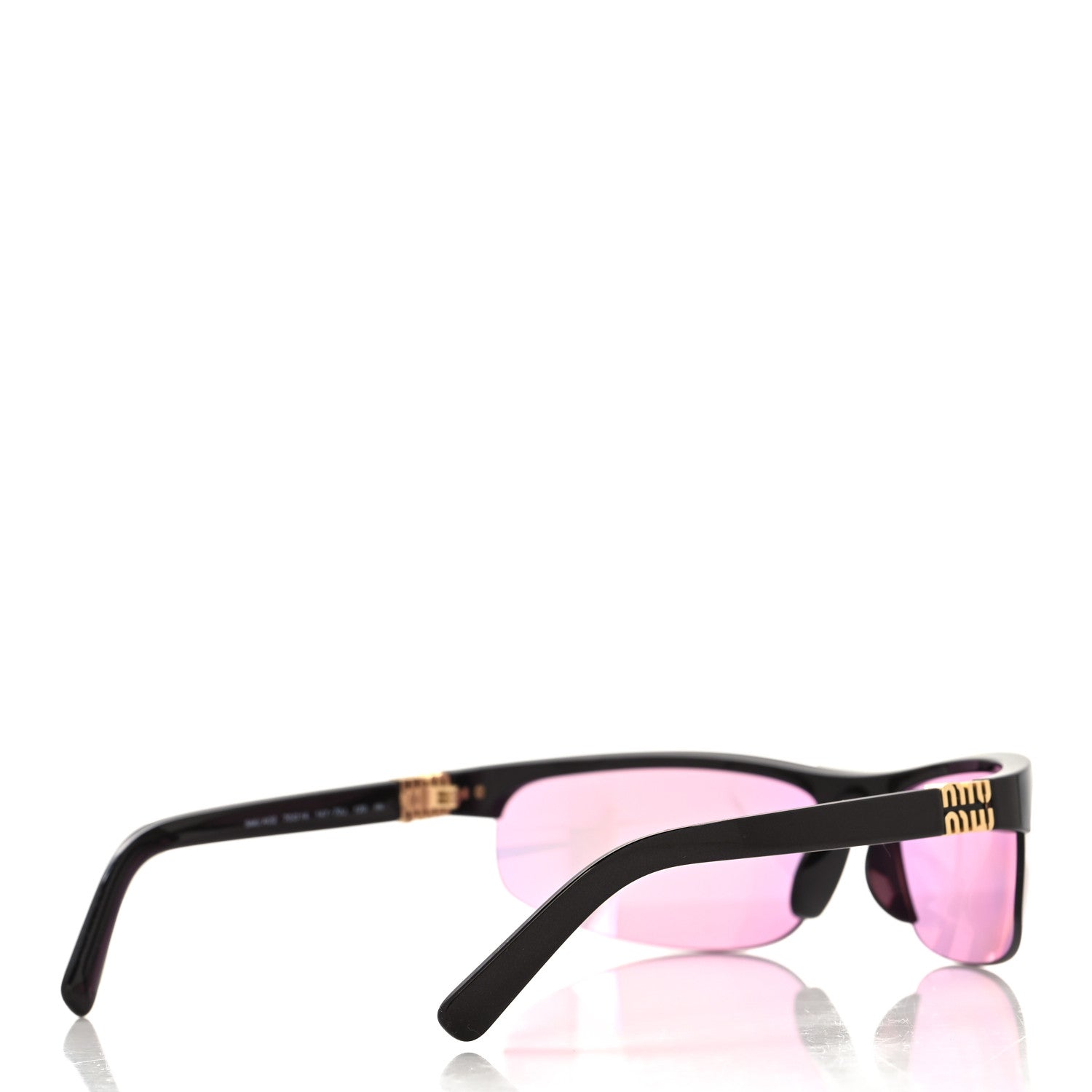 Miu Miu Acetate Nocturne Sunglasses SMU1A02 Mauve 4 of 7